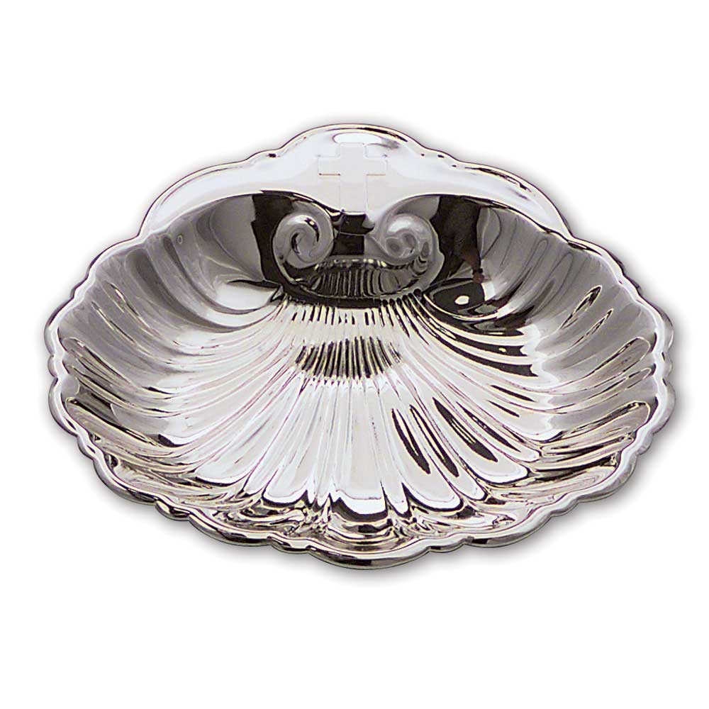 5" Silver Plated Baptismal Shell
