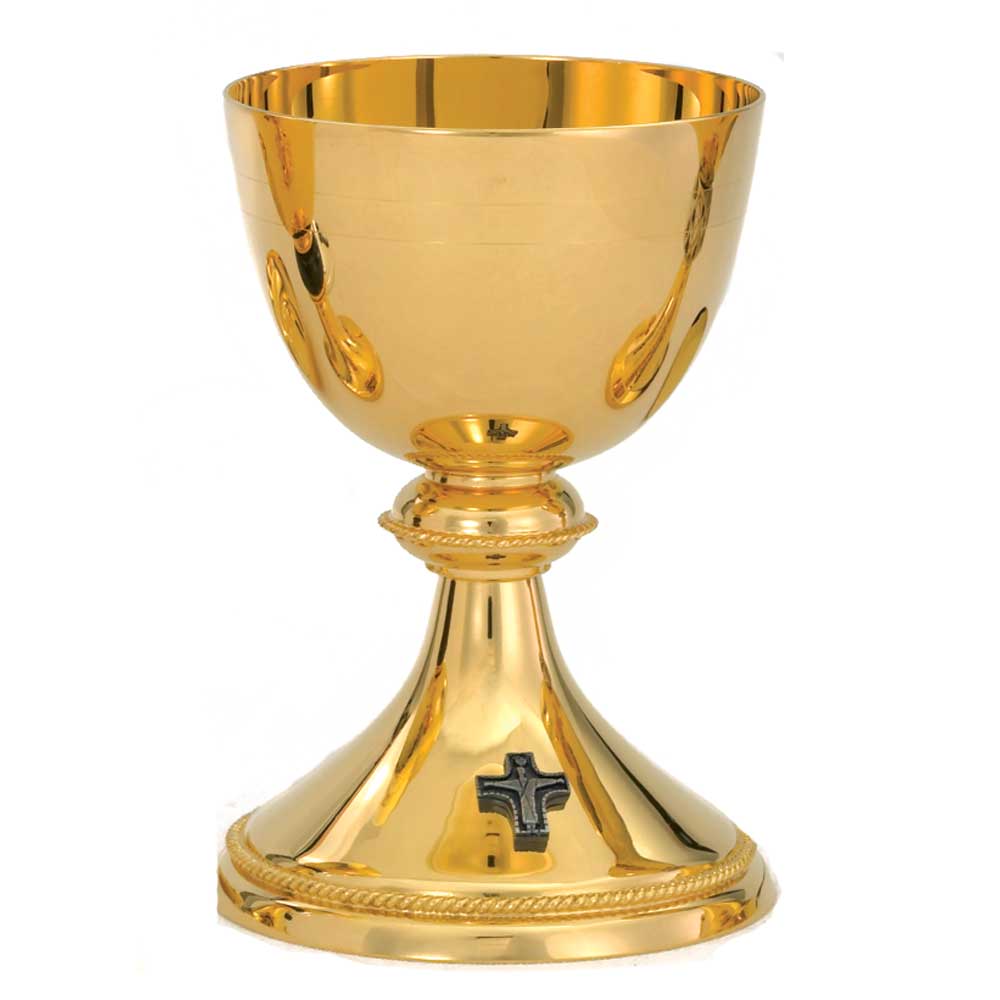 6 1/2" High Chalice with Bowl Paten
