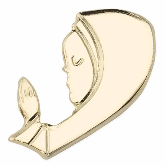 Praying Figure Lapel Pin