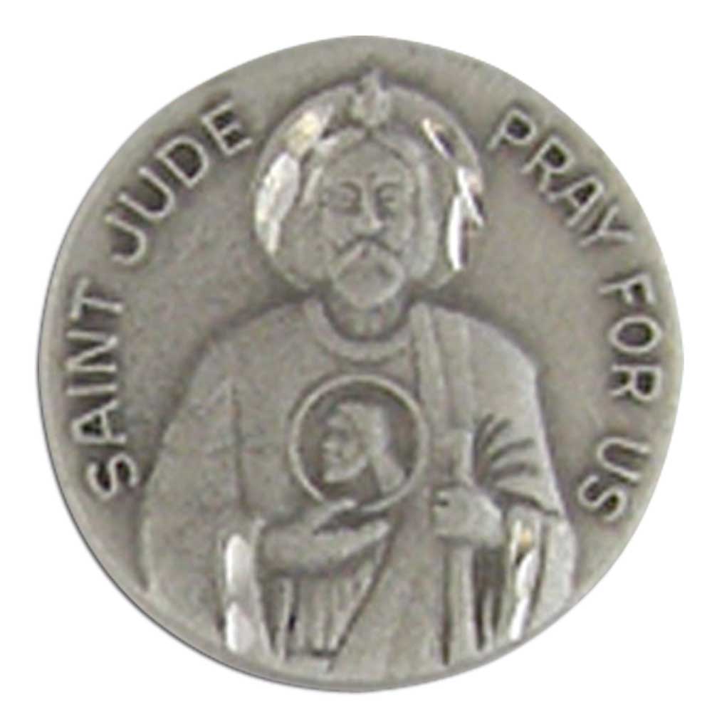 St Jude Pewter Lapel Pin
