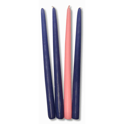 7/8" x 12" Tapered Advent Candles