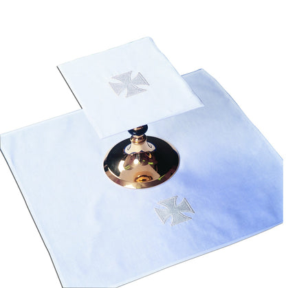 Maltese Cross Design Mass Linens