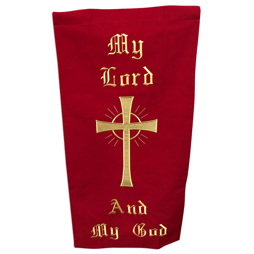 Red Banner 'My Lord And My God'