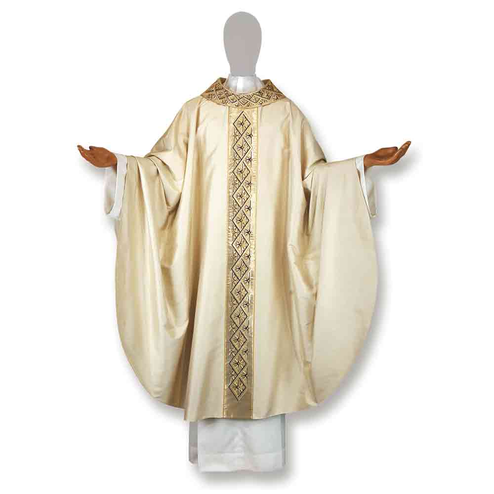 Pure Silk Embroidered Museum Gothic Style Chasuble
