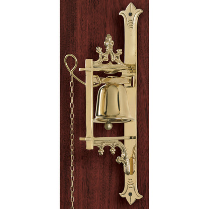 One Cup Wall Bell Brass CBVC222