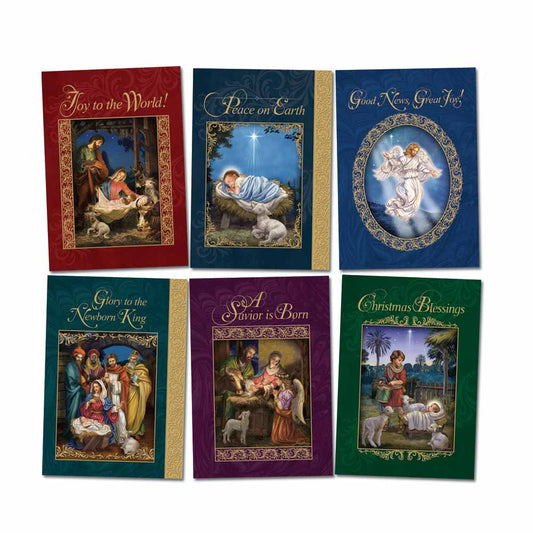 God's Gift of Love Christmas Cards - 24 Cards