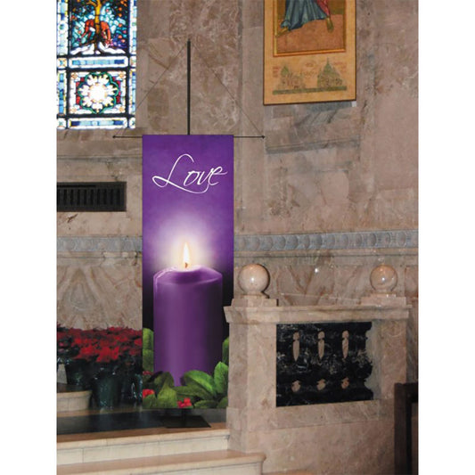 Light Of Christ Advent Banners