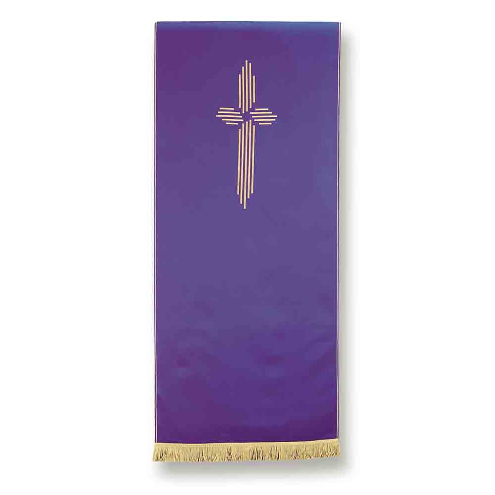 Contemporary Cross Lectern Hanging - Available in 4 Liturgical Colours