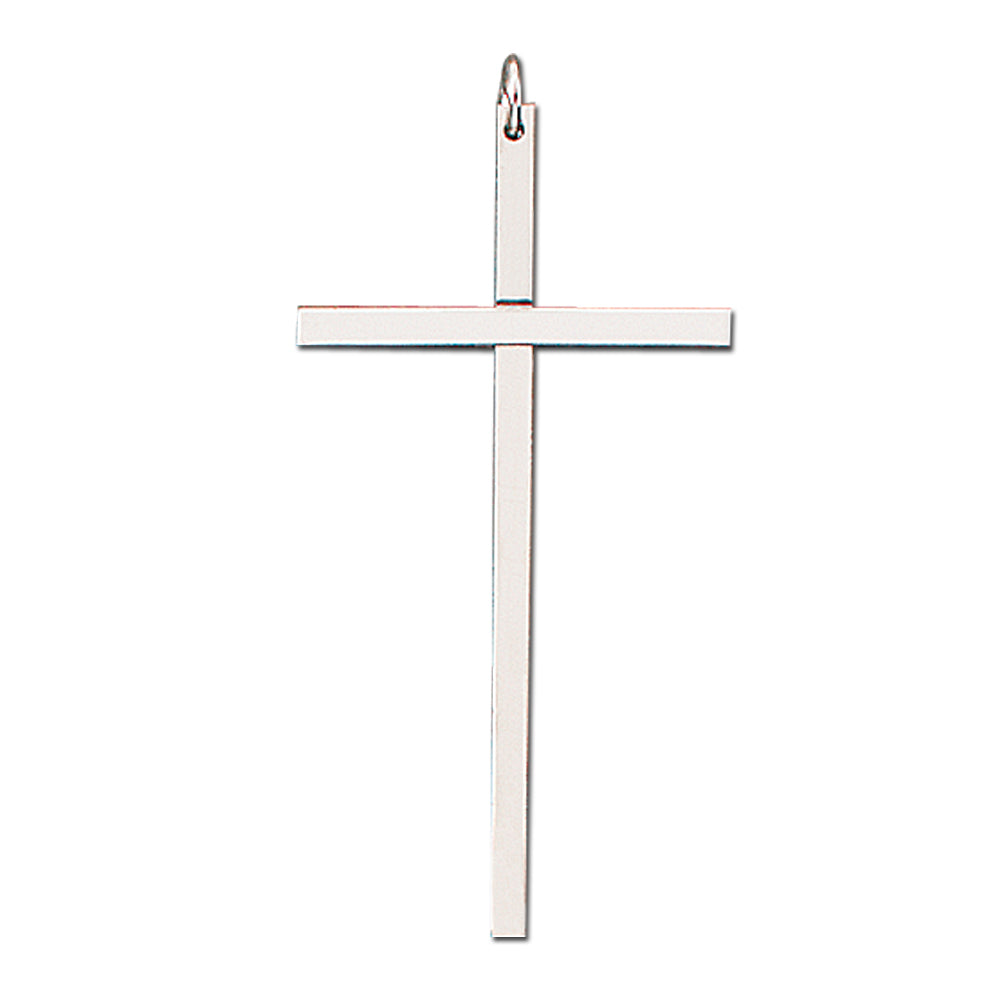 4" Silver Altar Server Cross
