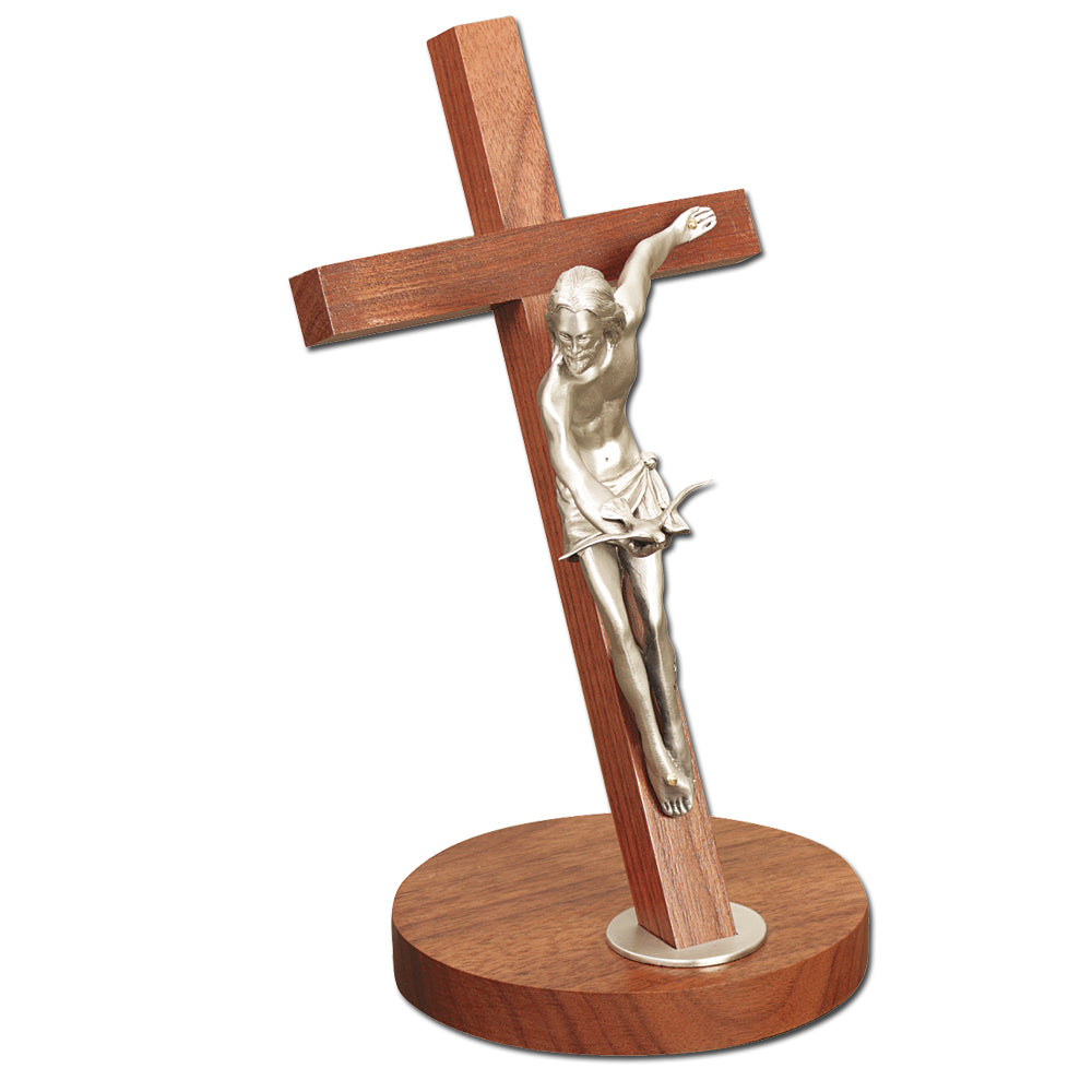 11" Walnut Gift of the Spirit Crucifix Style JC6091E