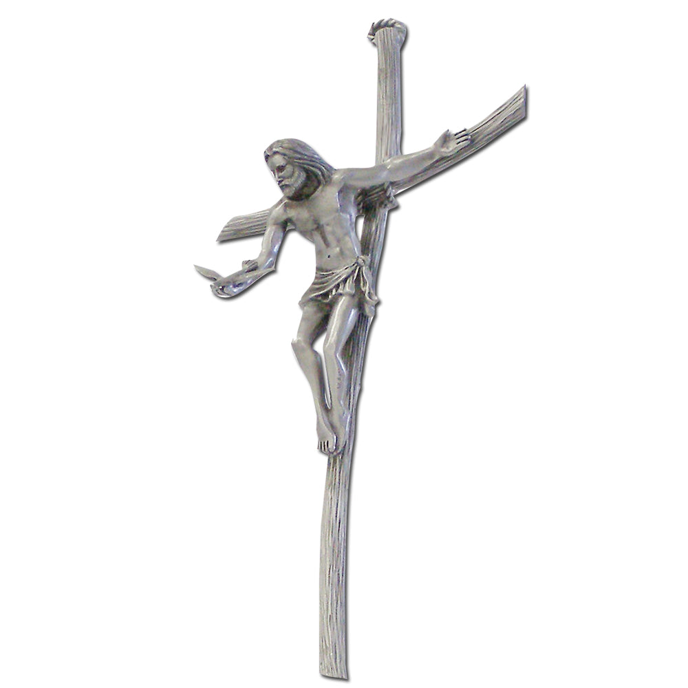 9" Pewter Gift Of The Spirit Crucifix Style JC6093E