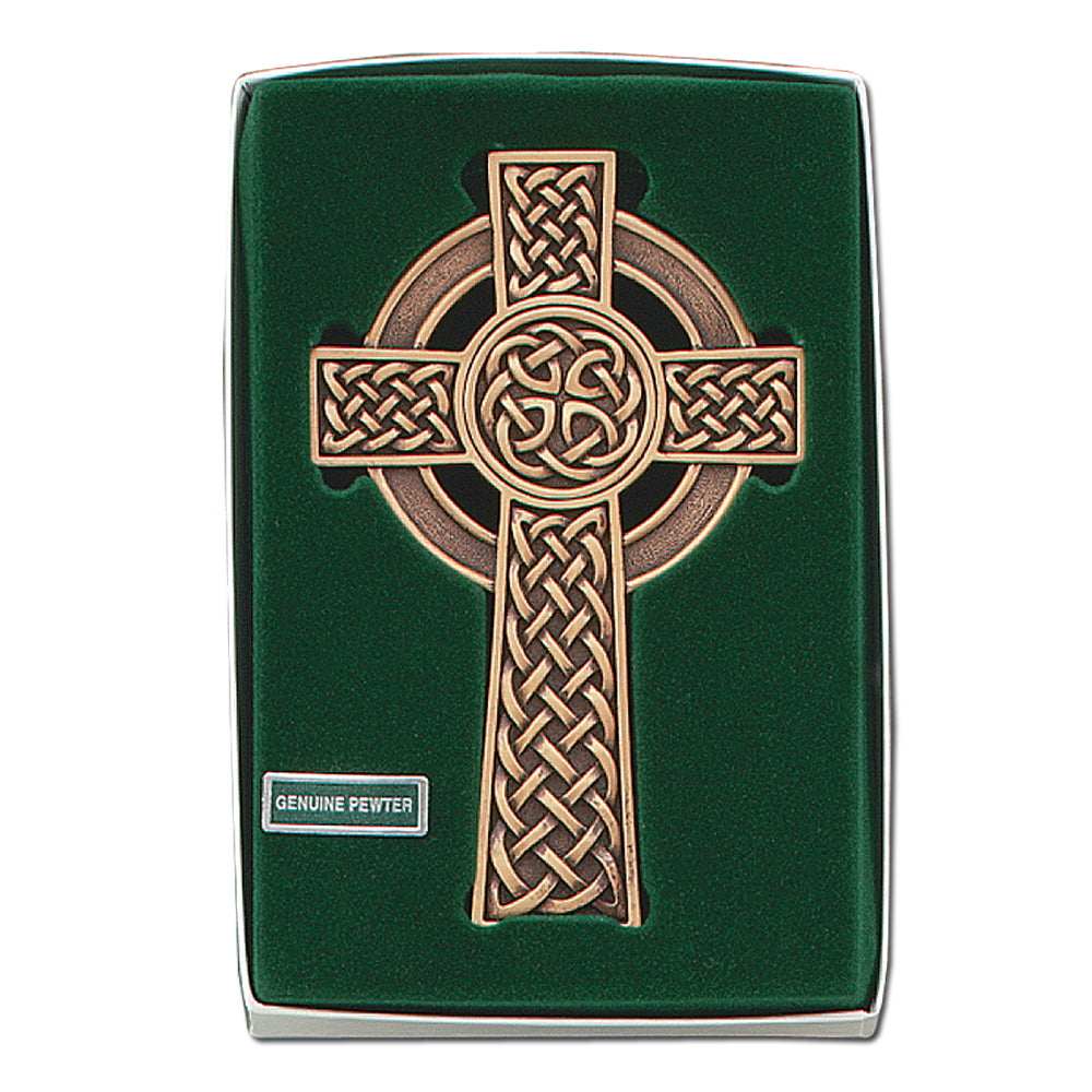 5" Fine Pewter Celtic Cross, Style JC9026K