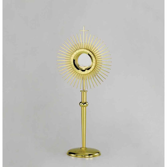 24 3/4" Gold Plated Monstrance