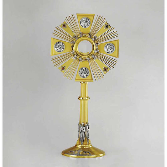 27 1/2" Silver & Gold Plated Monstrance