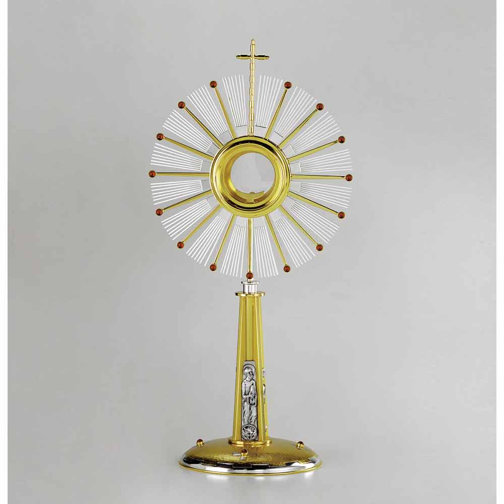 26 3/8" Silver & Gold Plated Monstrance