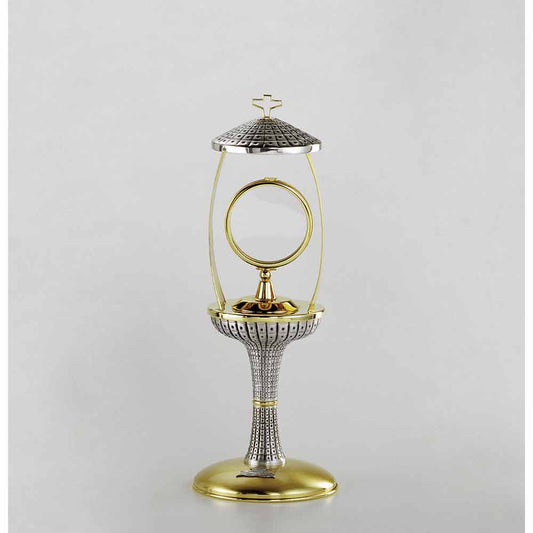 14 1/8" High Silver & Gold Plated Monstrance