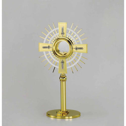 21 1/4" Silver & Gold Plated Monstrance