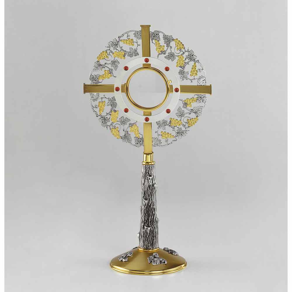 17" Silver & Gold Plated Monstrance