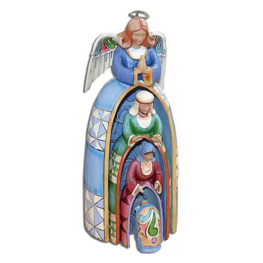 Hand Painted 4 Piece Nestled Holy Family - Save 50%