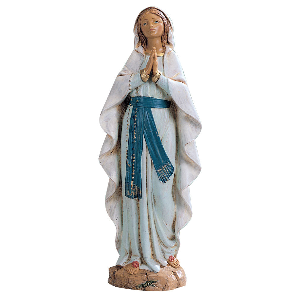 9in High Lady of Lourdes Statue