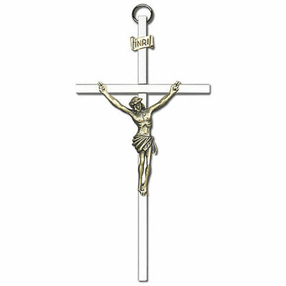 Crucifix 6" Metal Wall Cross 4580
