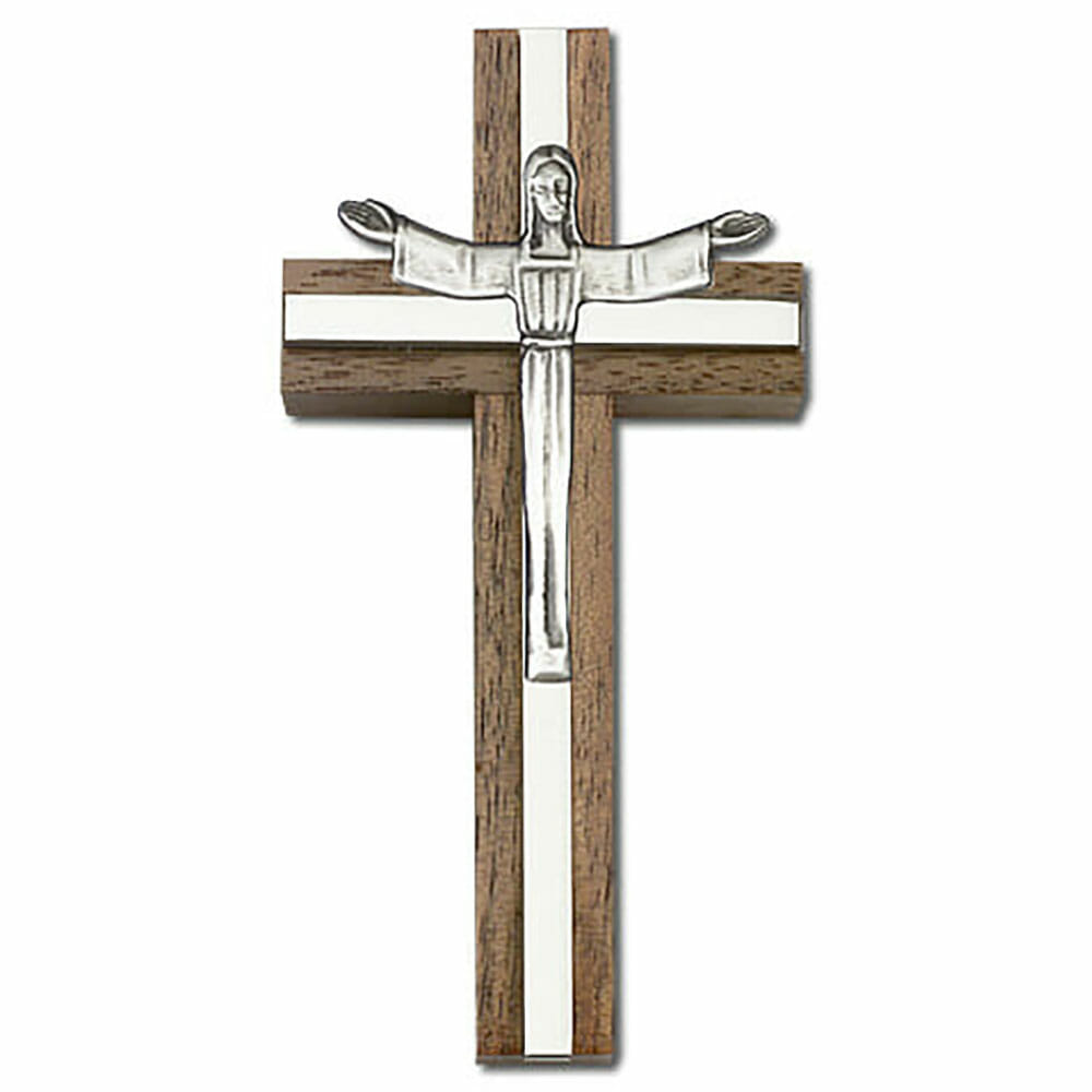 Risen Christ 6" Wood Cross 5085