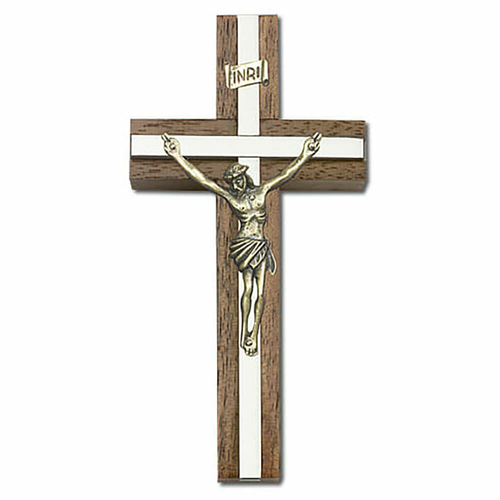 Crucifix 6" Wood Cross 5090