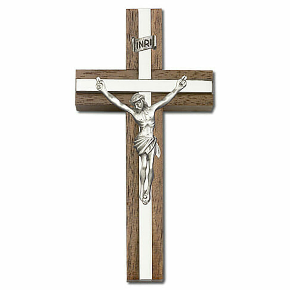 Crucifix 4" Wood Cross 5089
