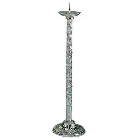 44" High Brass or Silver Plated Paschal Candlestick