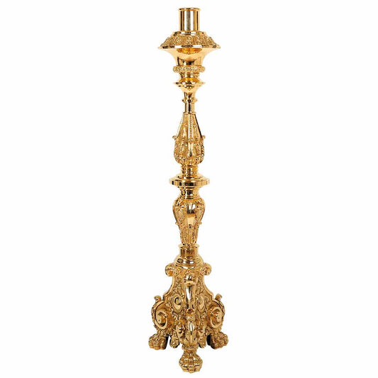 56" High Bronze Casting Paschal Candlestick