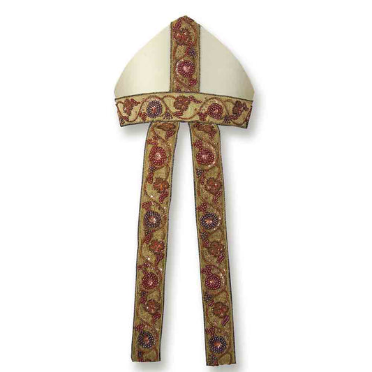 Pure Silk Patterned Mitre - PBMB801