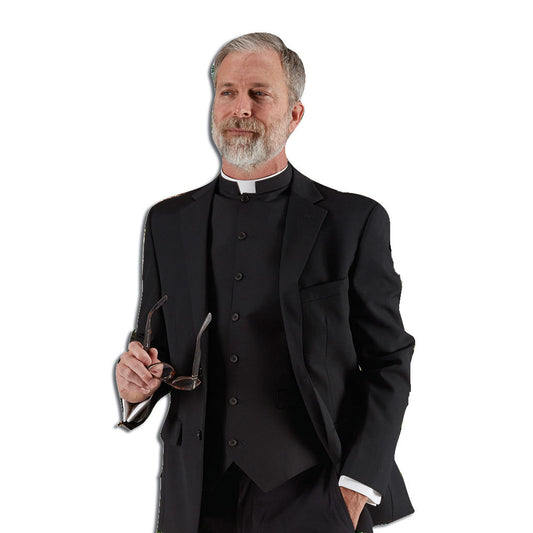 R. J. Toomey Black Clergy Vest/Waistcoat