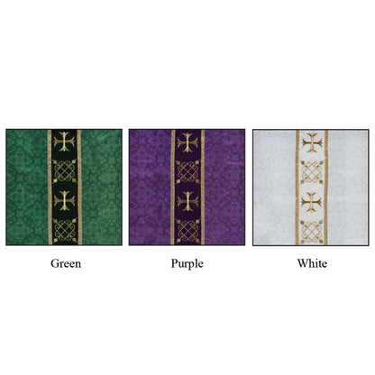 IHS Roman Chasuble - Available in Green, Purple or White