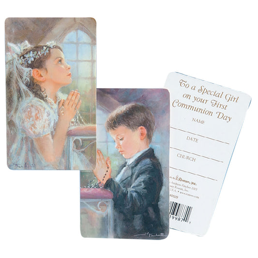 First Communion Day Card for Boy or Girl