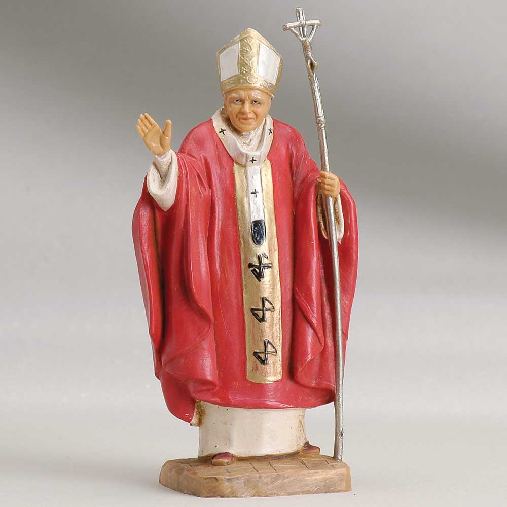 5" Fontanini Pope John Paul II, Style RN43041