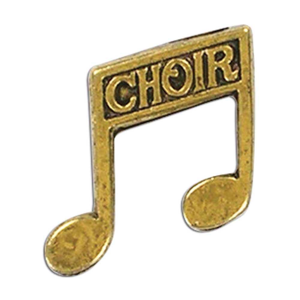 Choir Music Note Lapel Pin