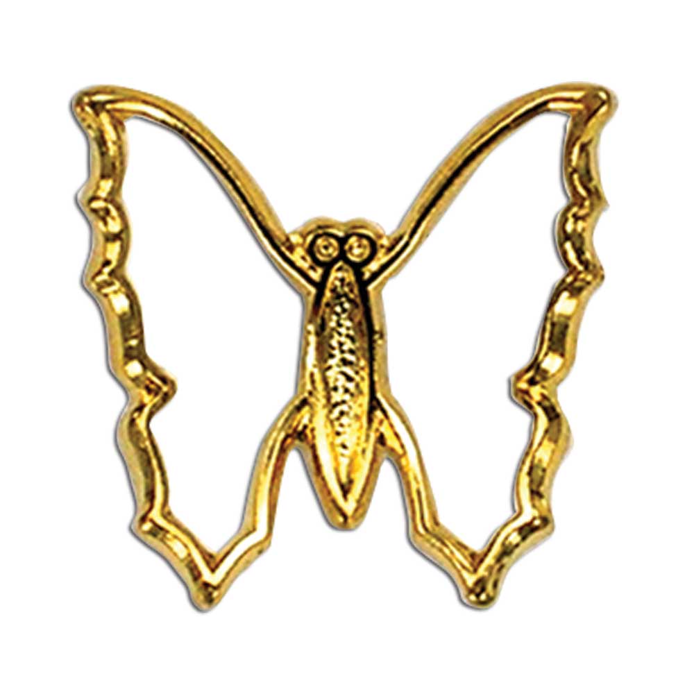Butterfly Outline Lapel Pin
