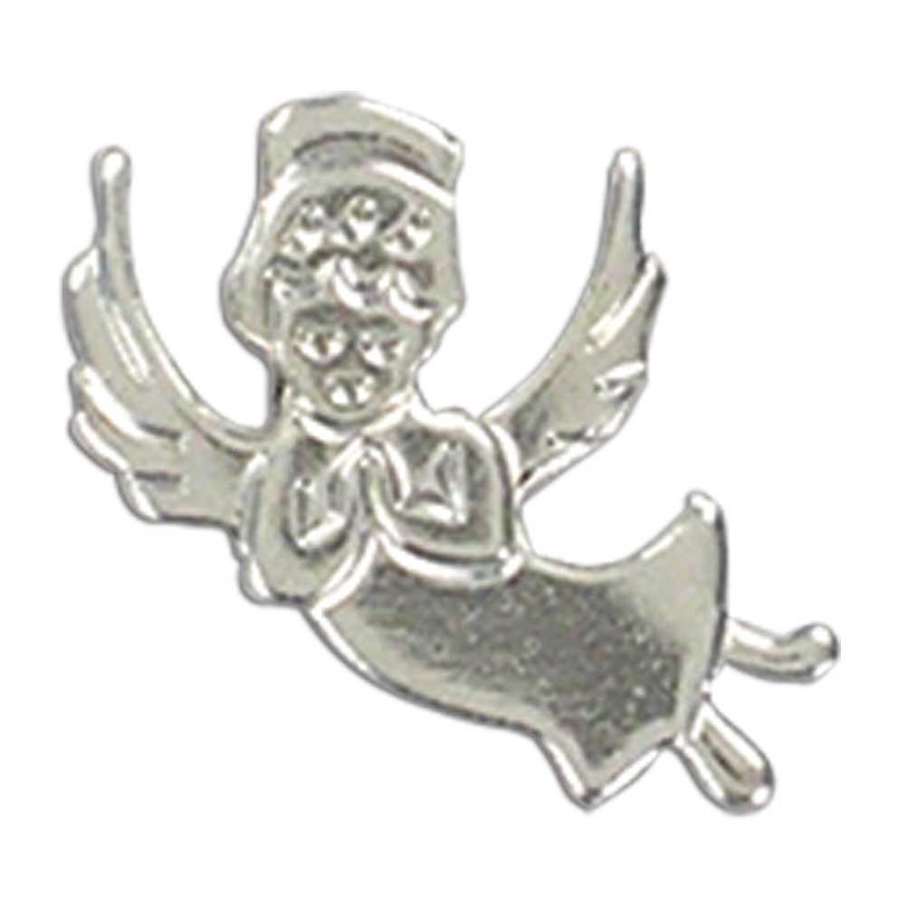 Silver Angel Lapel Pin