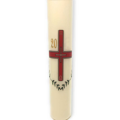 Cross with Vine Paschal Candle