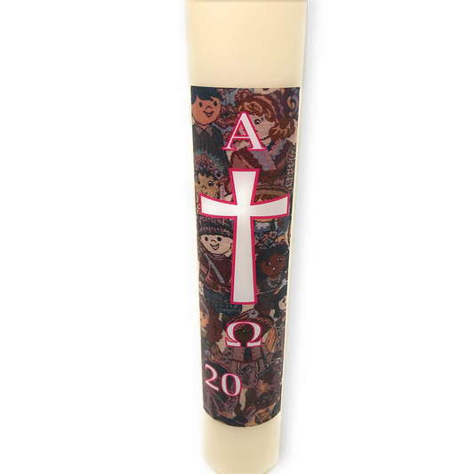 Children of the World Paschal Candle