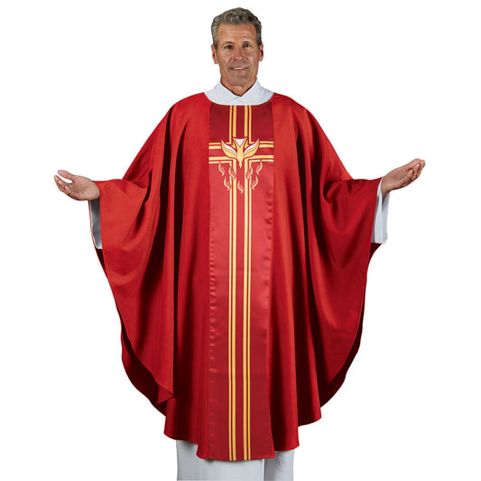 Lucia Collection Chasuble - Pentecost/Confirmation