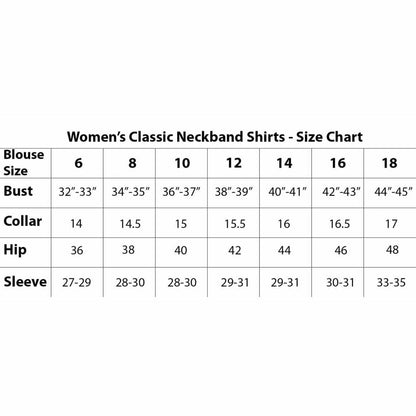 R. J. Toomey Women's Classic Neckband Shirt Short Sleeve